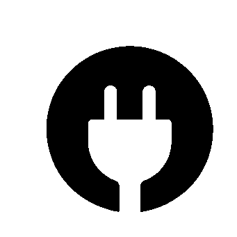 EV Charger Plug Circle Logo