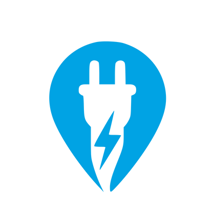 EV Charger Pin Logo #00a3e4
