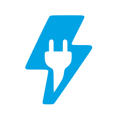 Electric Plug Bolt Logo #00a3e4