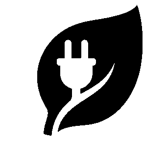Green Energy Leaf Plug Logo