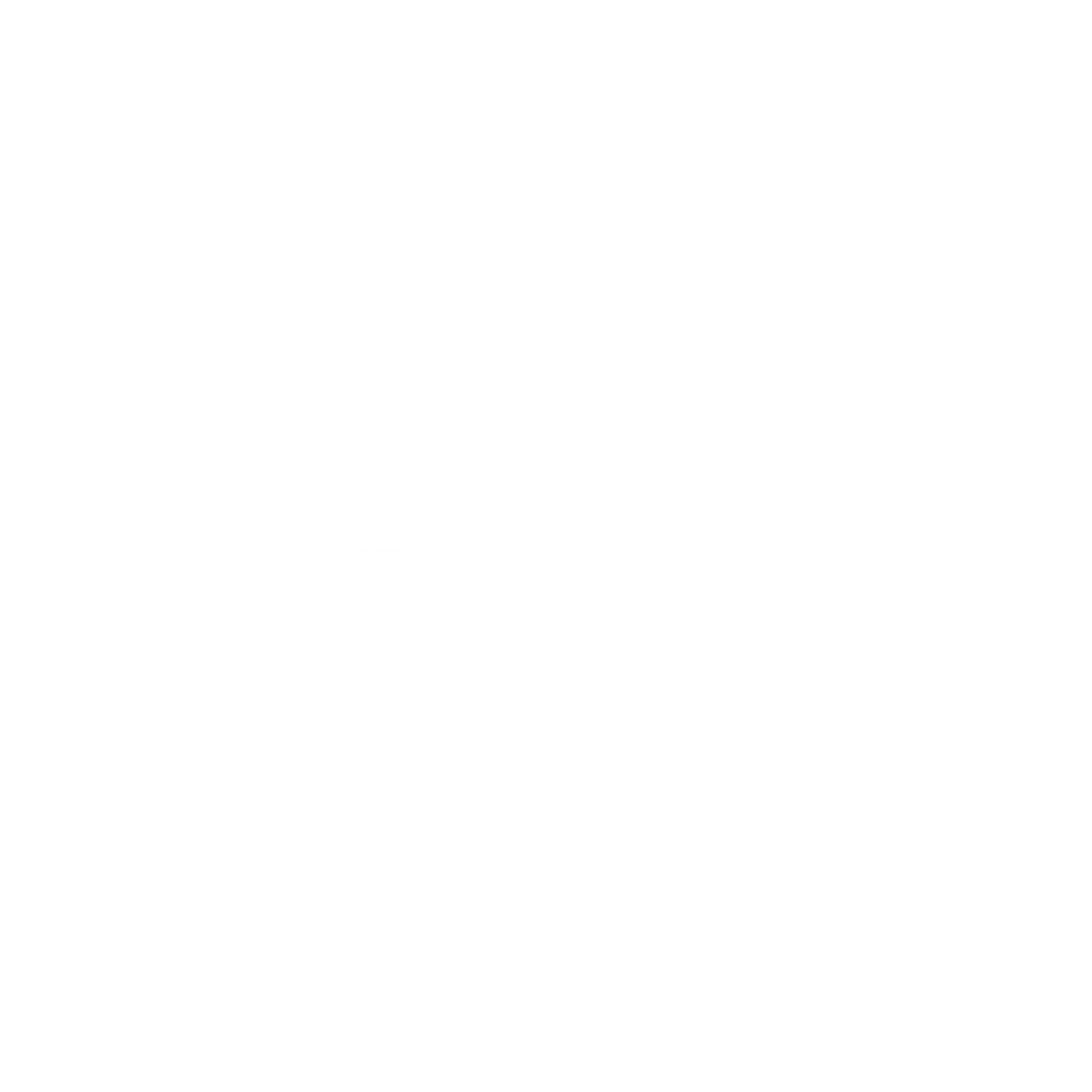 EV Charger Bolt Logo #ffffff