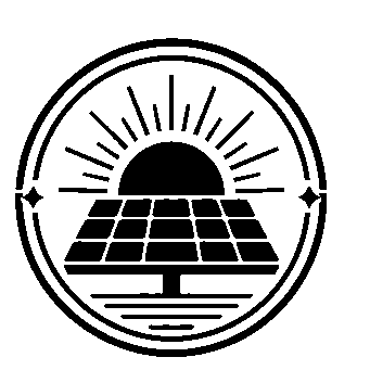 Solar Panel Badge Logo