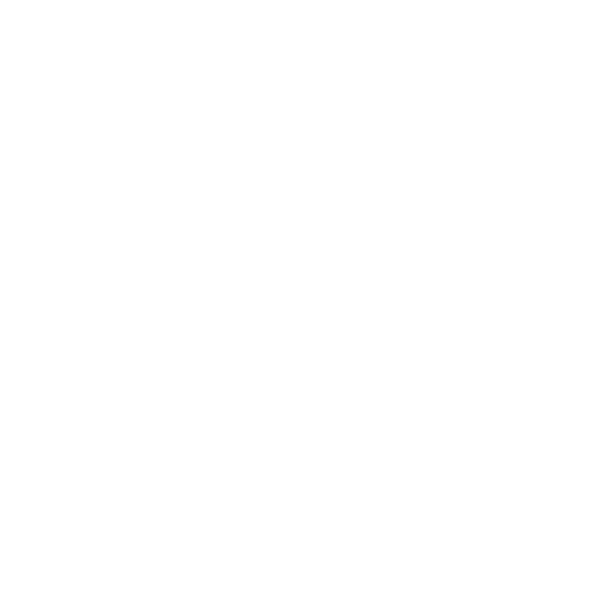 Solar House Stamp Badge Logo #ffffff