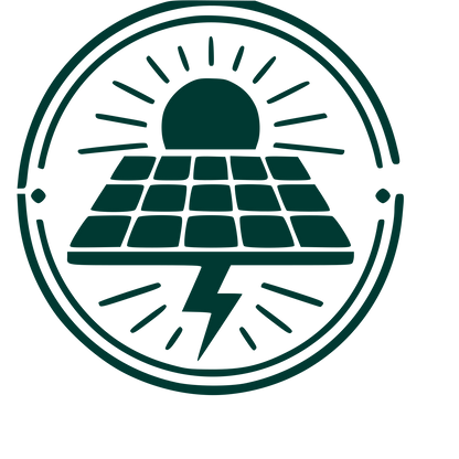 Solar Panel Badge Logo #003932
