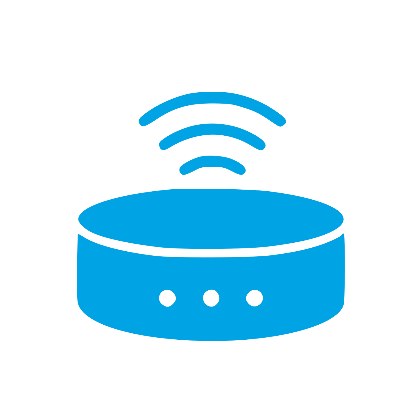 Smart Speaker Wifi Logo #00a3e4