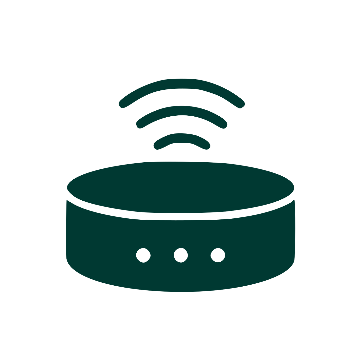 Smart Speaker Wifi Logo #003932