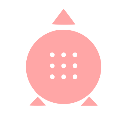 Bauhaus Smart Speaker Logo #ffa6a6