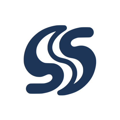 Interlocking S Shape Logo #1D3557