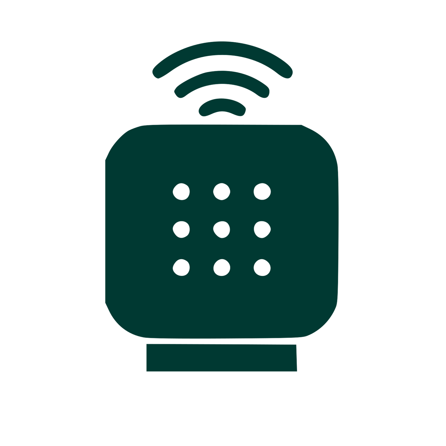 Smart Speaker WiFi Logo #003932