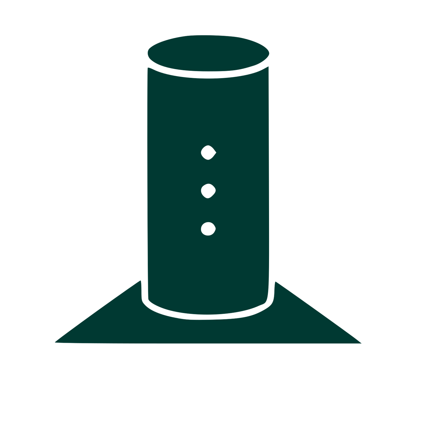 Smart Speaker Bauhaus Logo #003932