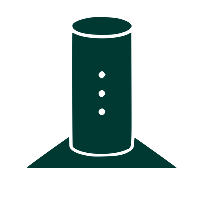 Smart Speaker Bauhaus Logo #003932