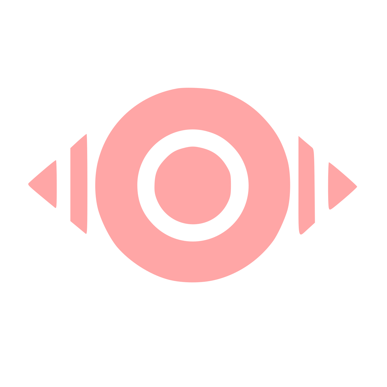 Bauhaus Speaker Eye Logo #ffa6a6