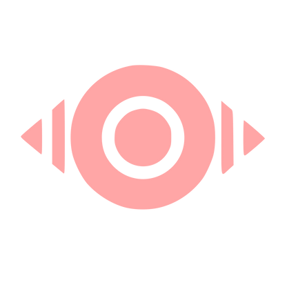 Bauhaus Speaker Eye Logo #ffa6a6