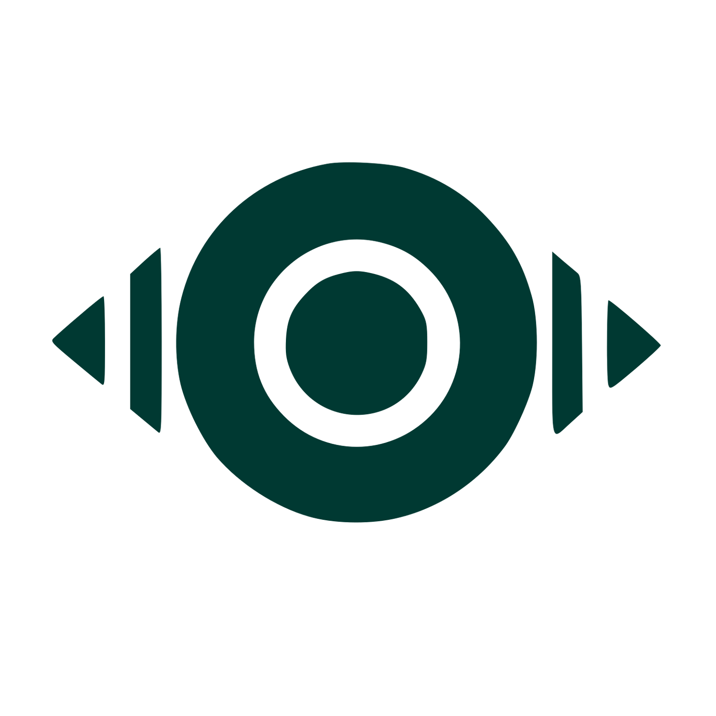 Bauhaus Speaker Eye Logo #003932
