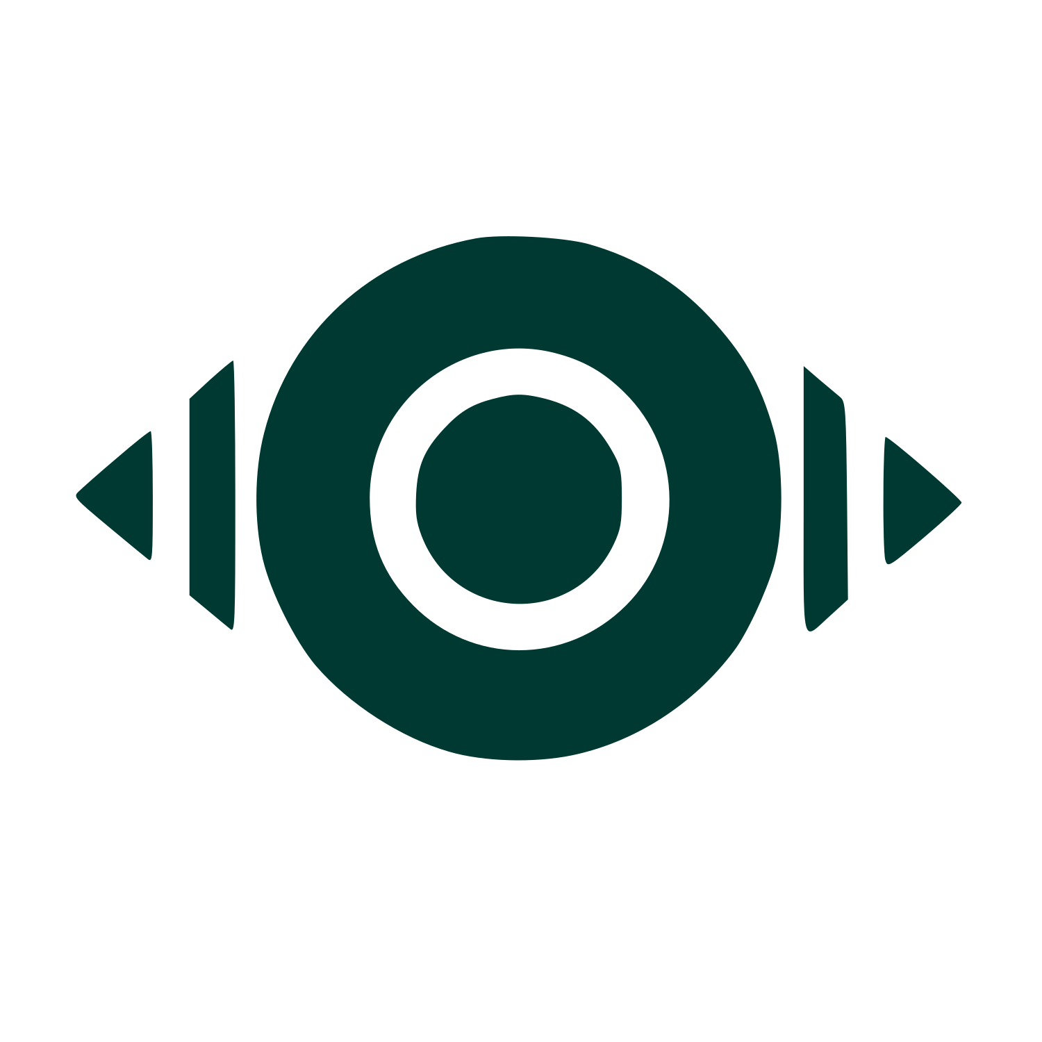 Bauhaus Speaker Eye Logo #003932