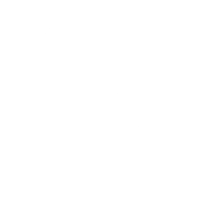 Pixel Brain Heart Logo #ffffff