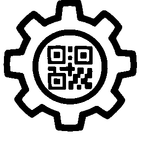QR Code Gear Logo