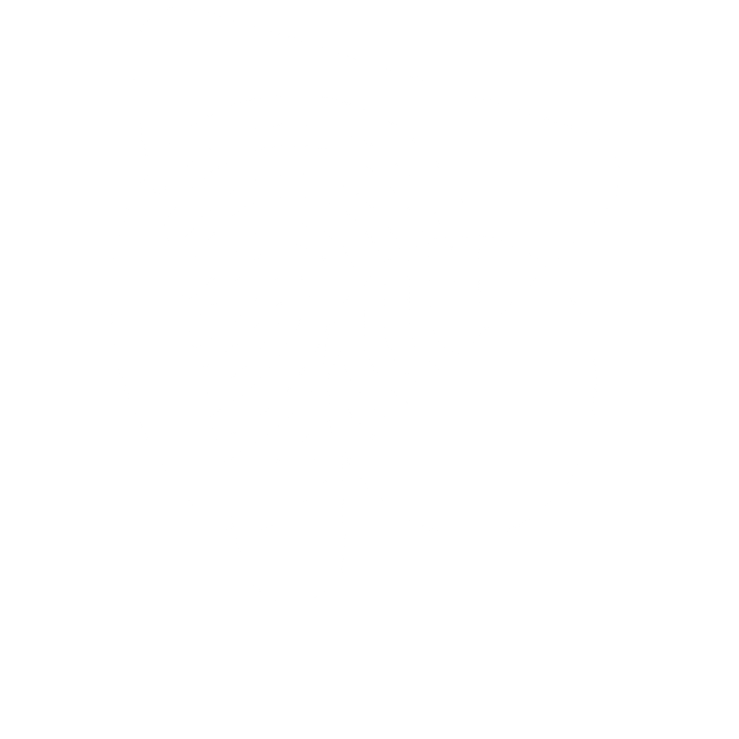 Fingerprint Play Button Logo #ffffff