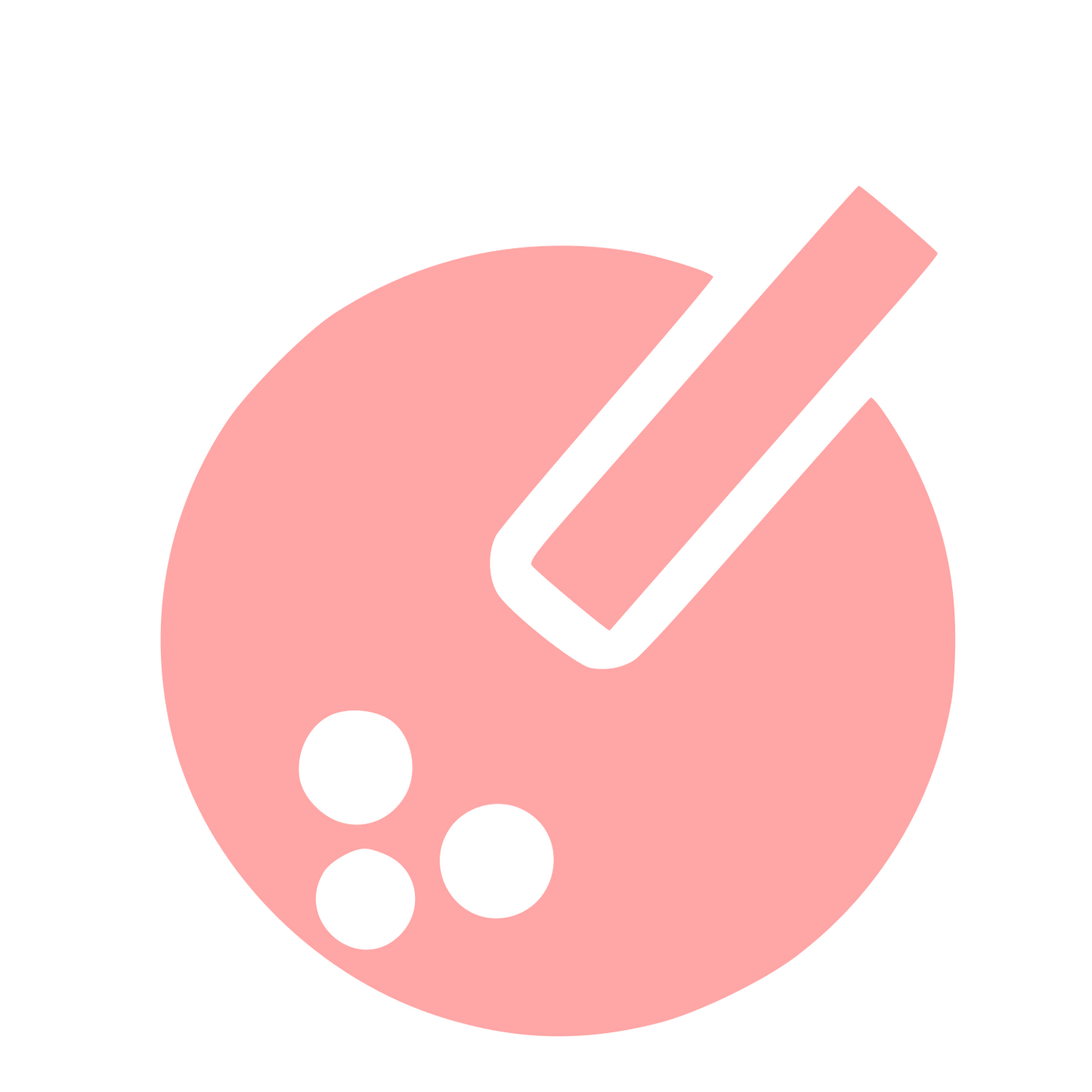 Bubble Tea Cup Logo #ffa6a6