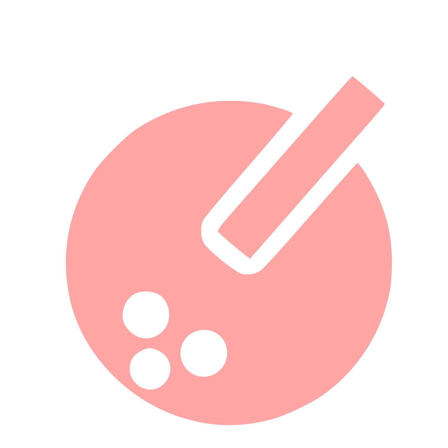 Bubble Tea Cup Logo #ffa6a6