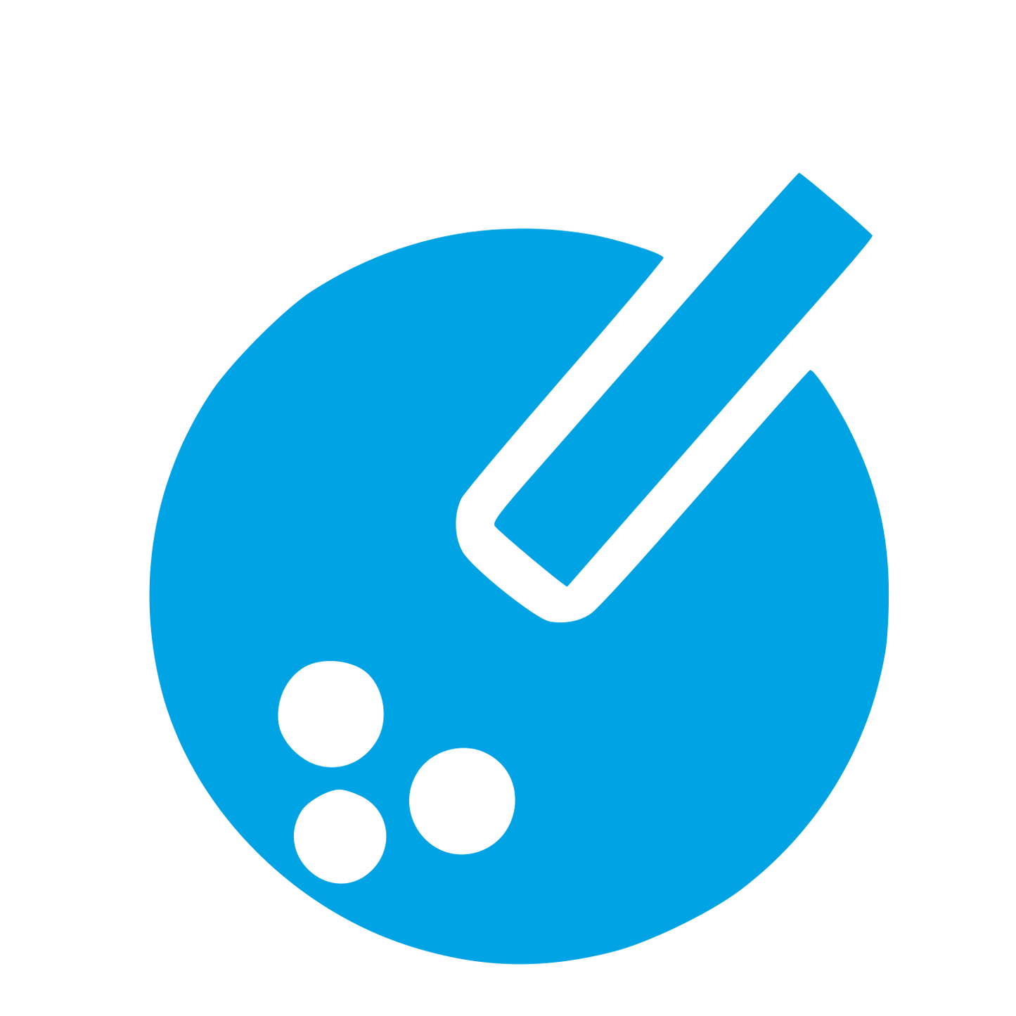 Bubble Tea Cup Logo #00a3e4
