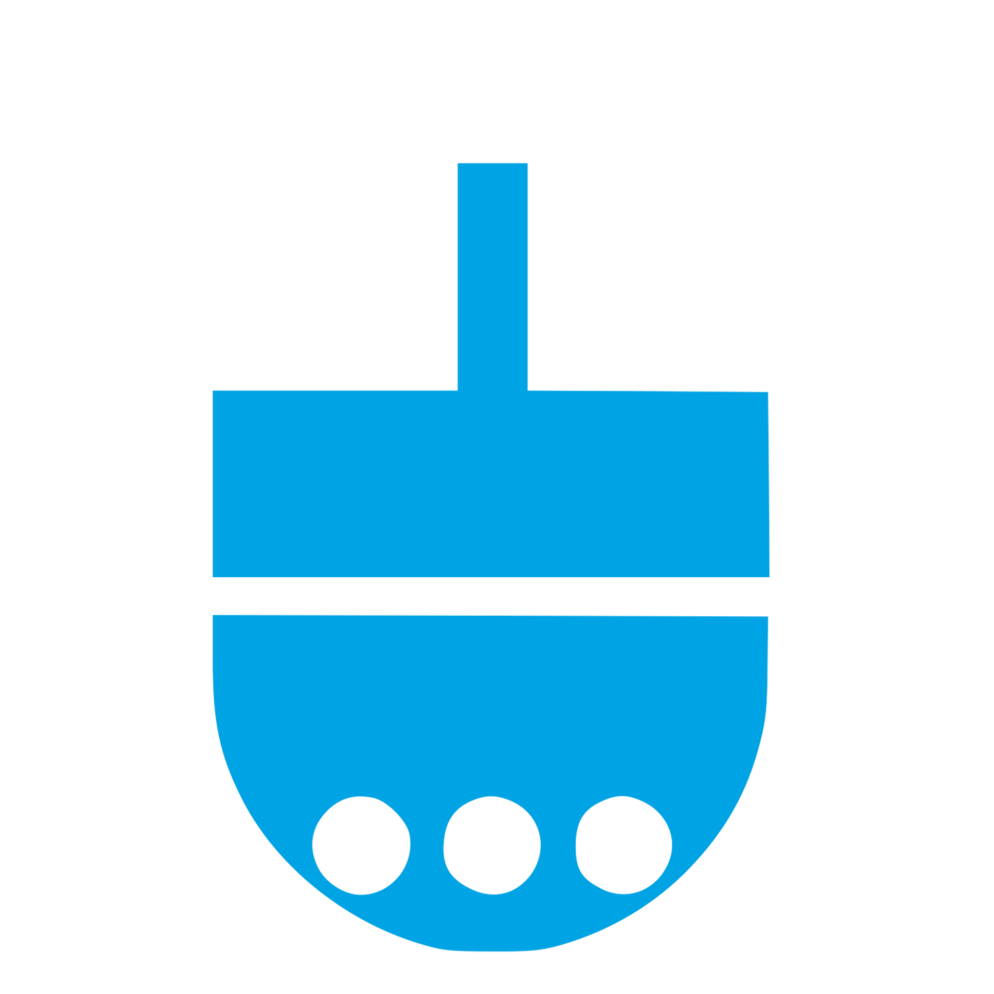 Bubble Tea Cup Logo #00a3e4