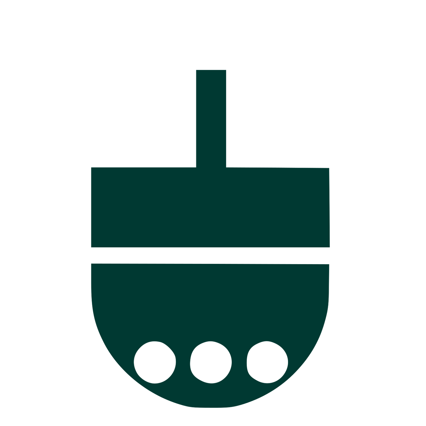 Bubble Tea Cup Logo #003932