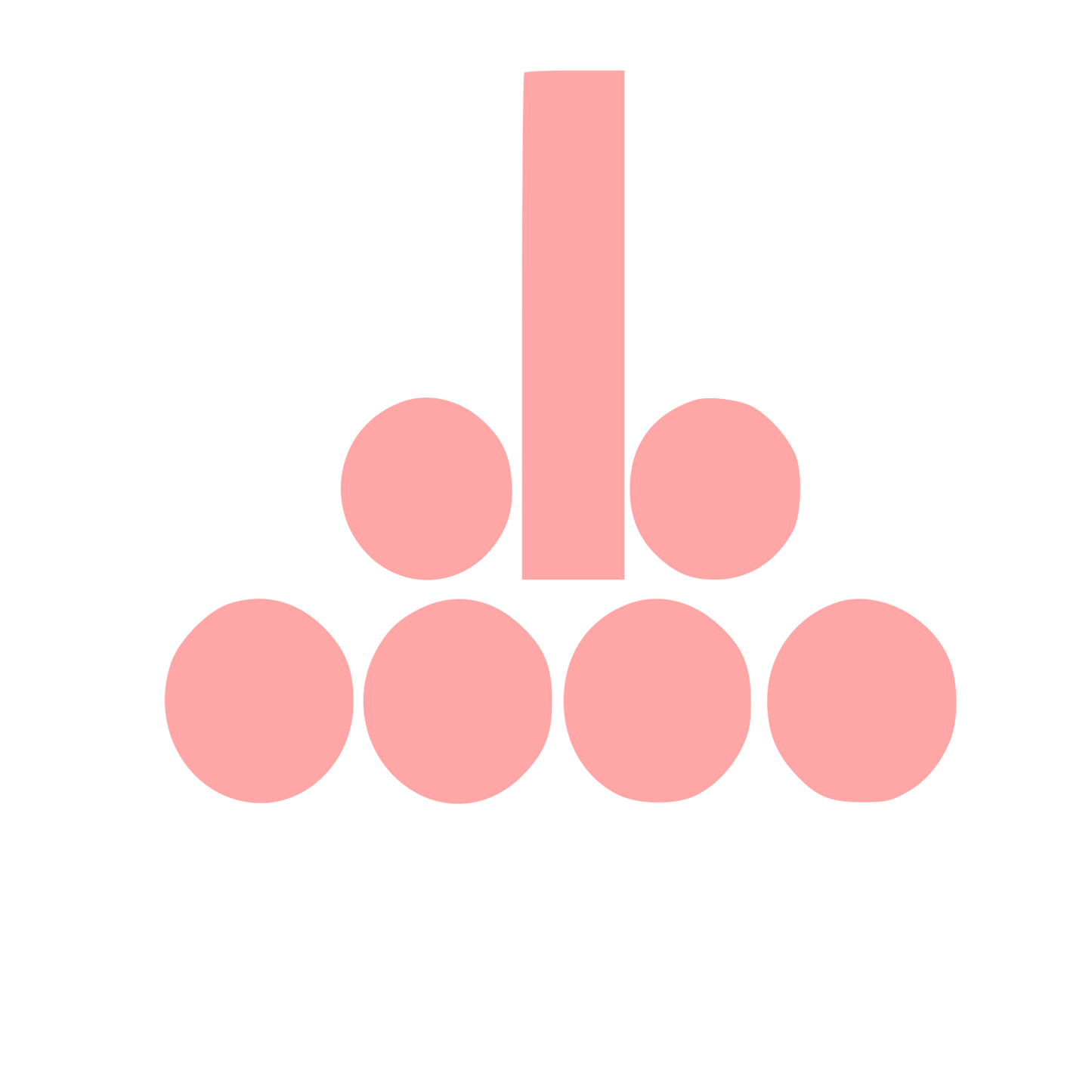 Bubble Tea Tower Logo #ffa6a6