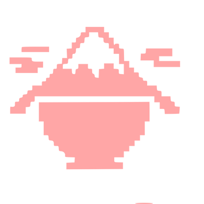 Pixel Matcha Bowl Logo #ffa6a6