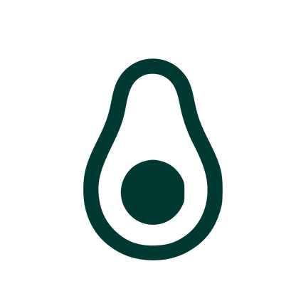 Monoline Avocado Logo #003932
