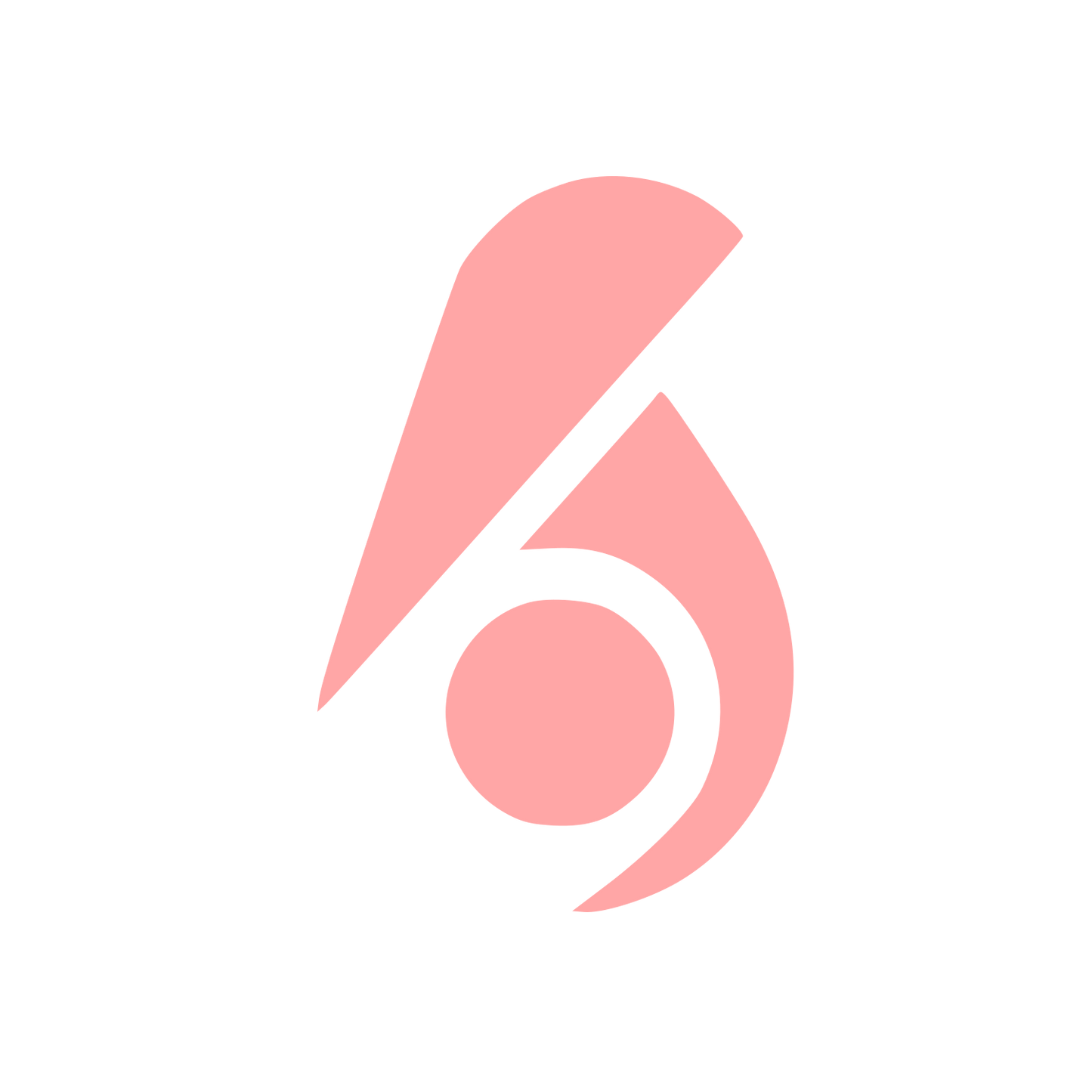 Avocado Number Six Logo #ffa6a6