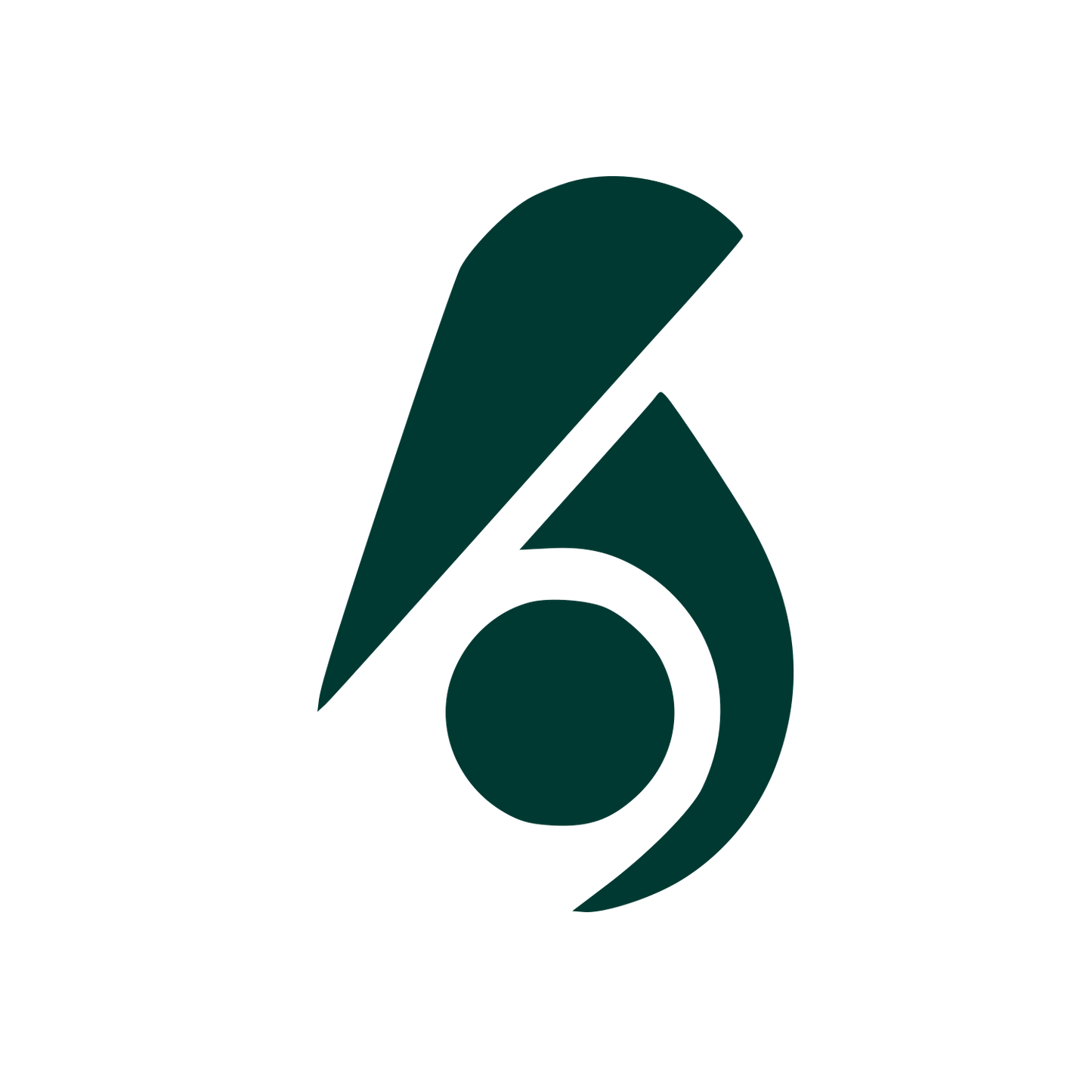 Avocado Number Six Logo #003932