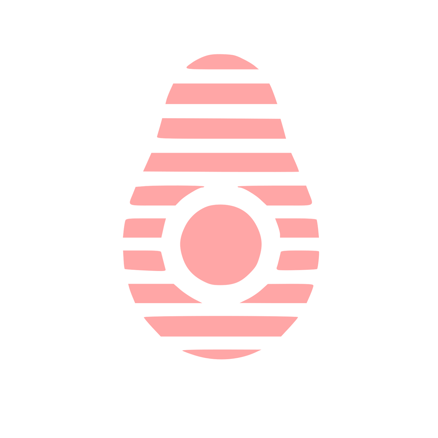 Swiss Lines Avocado Logo #ffa6a6