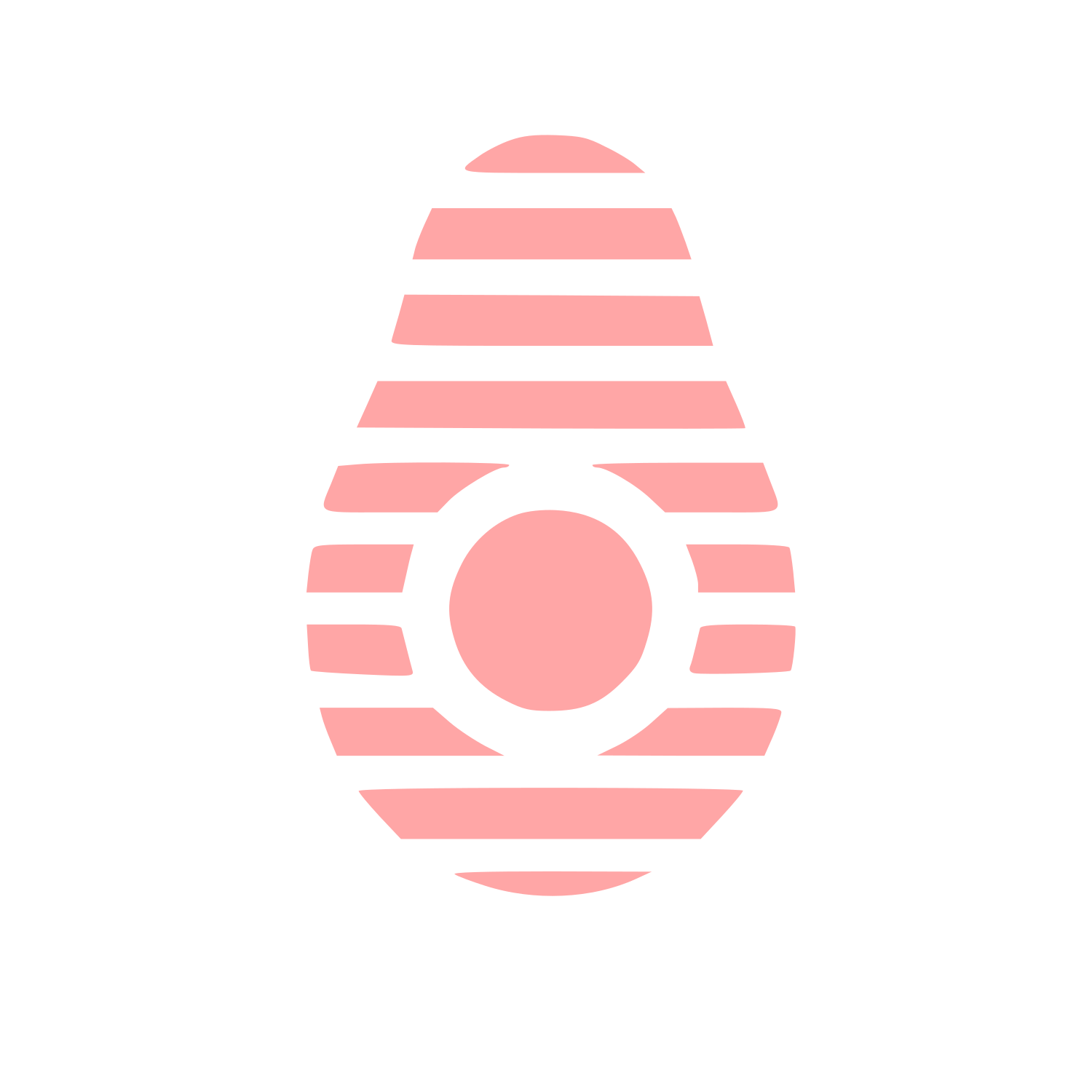 Swiss Lines Avocado Logo #ffa6a6