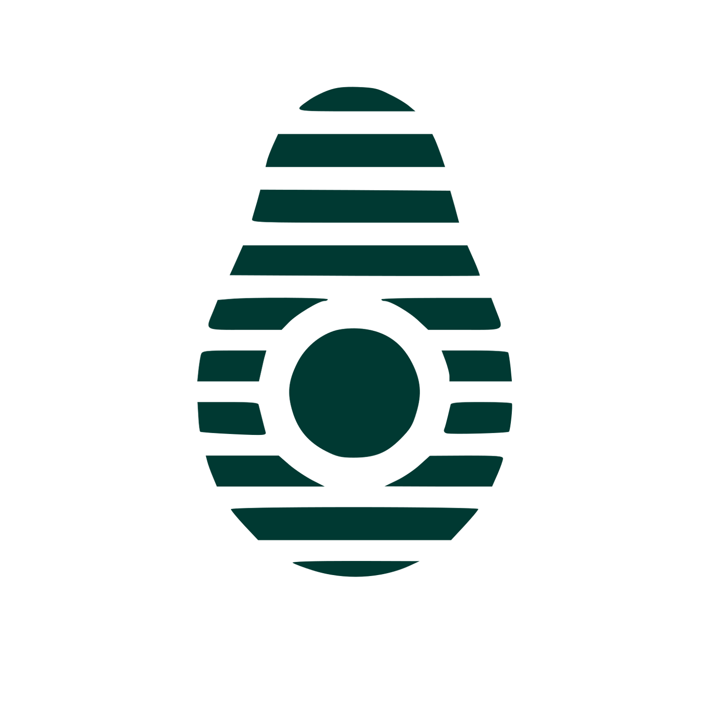 Swiss Lines Avocado Logo #003932