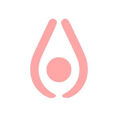 Avocado Seed Drop Logo #ffa6a6