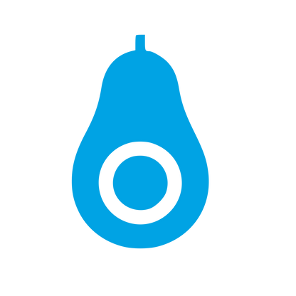 Avocado Cut Logo #00a3e4