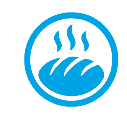 Hot Bread Loaf Logo #00a3e4
