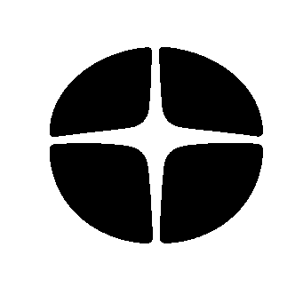 Circle Crosshair Divided Logo