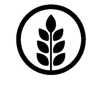 Wheat Stalk Circle Logo
