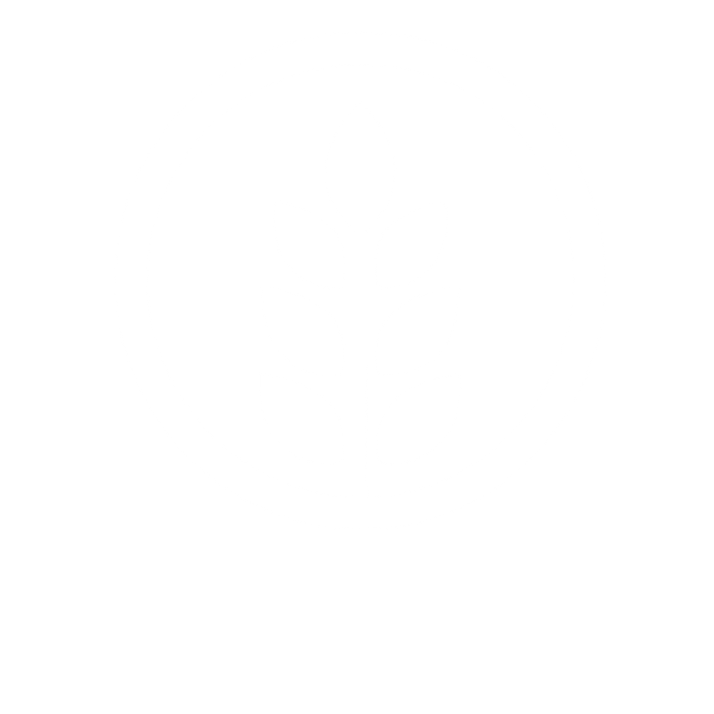 Wheat Stalk Circle Logo #ffffff