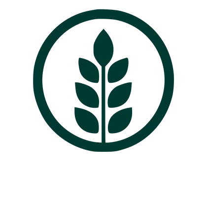 Wheat Stalk Circle Logo #003932