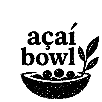 Acai Bowl Plant Logo