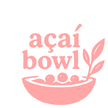 Acai Bowl Plant Logo #ffa6a6