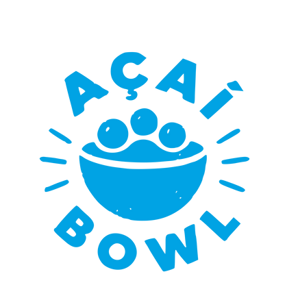 Açaí Bowl Badge Logo #00a3e4
