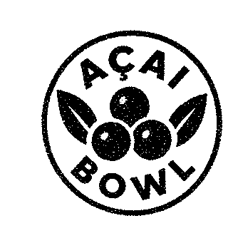 Açaí Bowl Circle Badge Logo