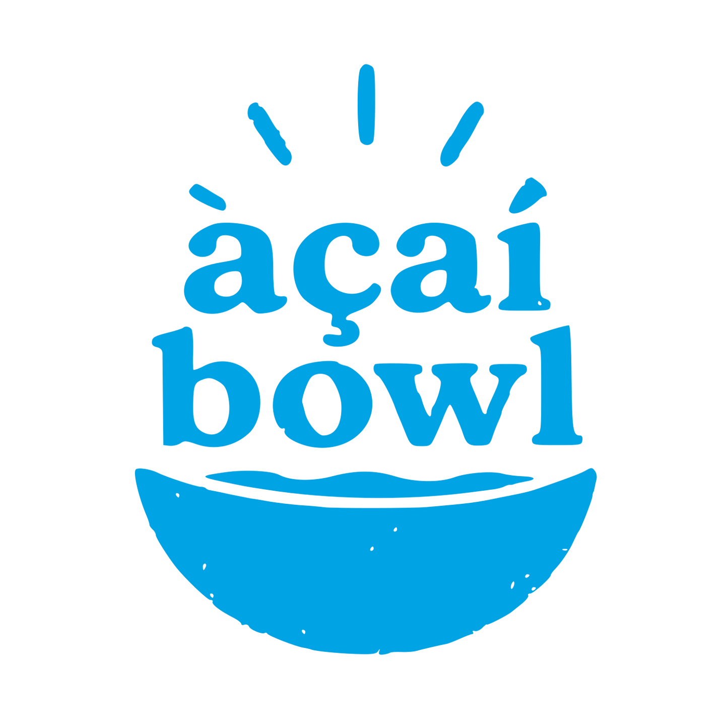 Acai Bowl Sunshine Logo #00a3e4