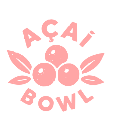 Açaí Bowl Berry Logo #ffa6a6