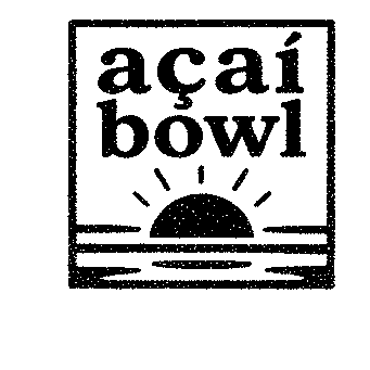 Açaí Bowl Sunrise Logo