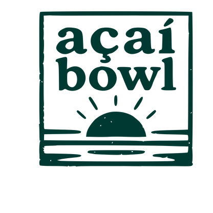 Açaí Bowl Sunrise Logo #003932